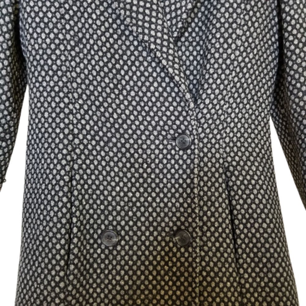 Christian Dior Peak Lapel Trench Coat Black & Gray - Picture 3 of 12